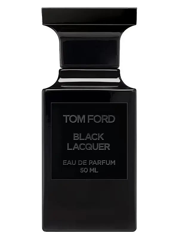 Black Lacquer by Tom Ford perfume bottle detail