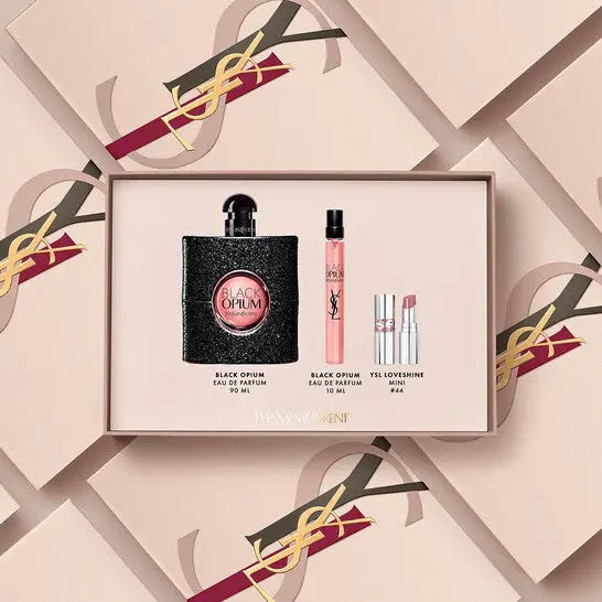 Black Opium YSL set items included perfume and extras