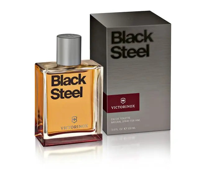 Black Steel By Victorinox For Men 3.4oz EDT Spray