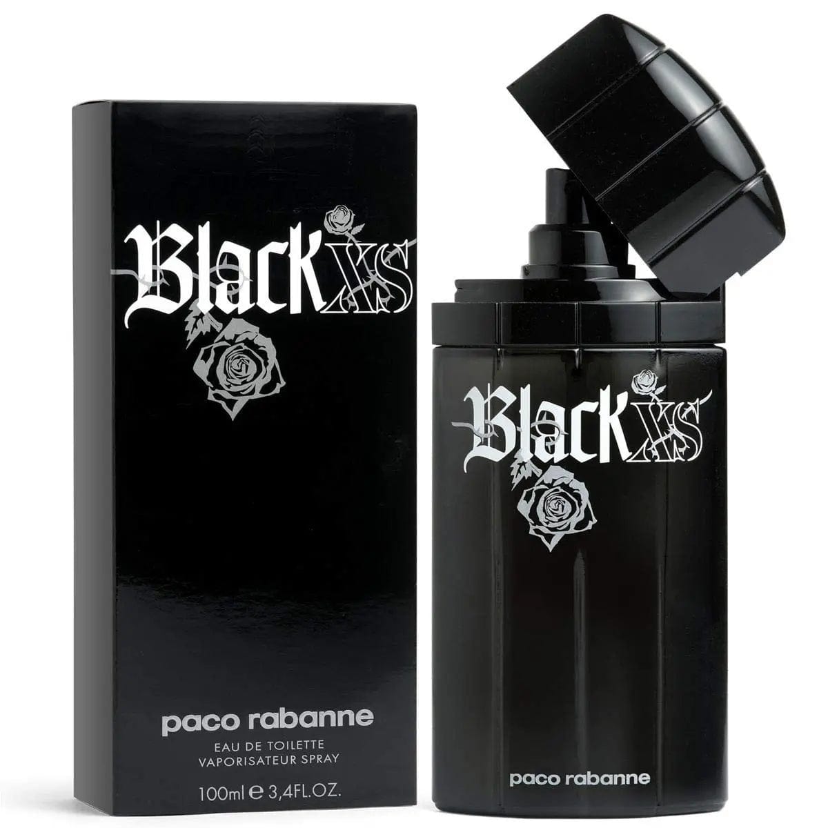 Black XS By Paco Rabanne For Men 3.4 oz EDT Spray Paco Rabanne