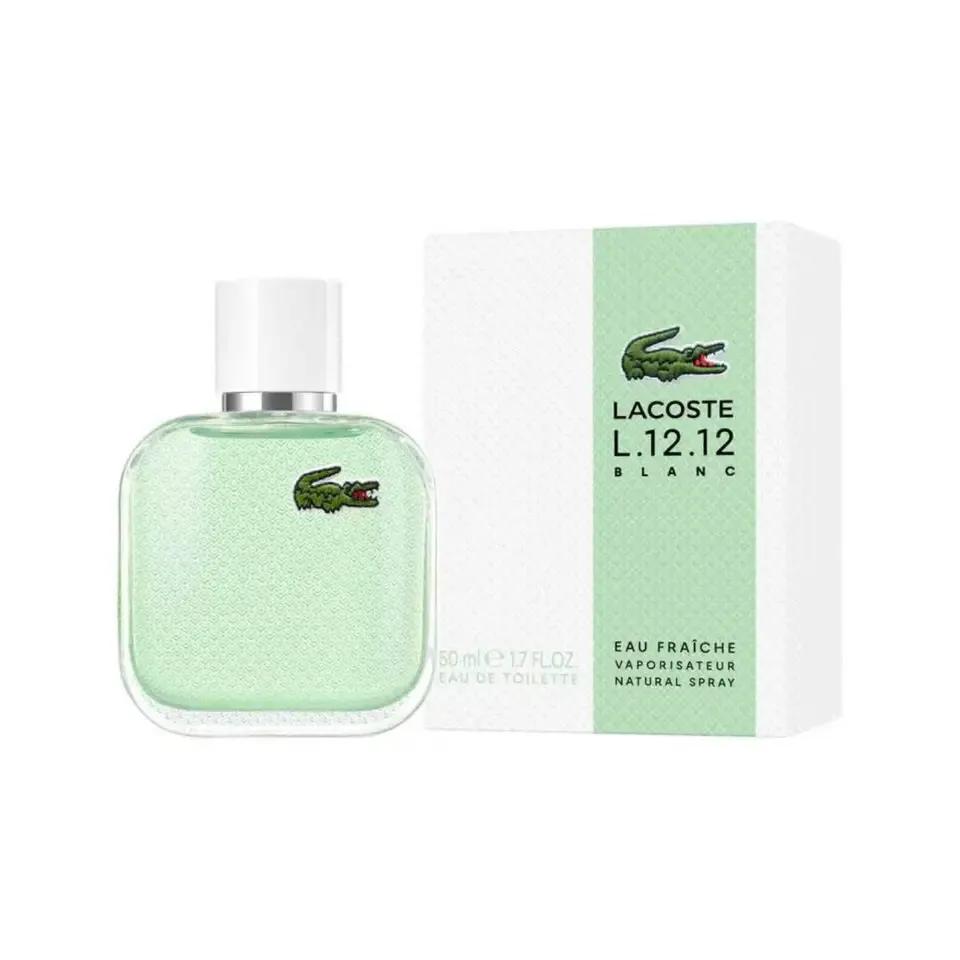 L.12.12 Blanc Eau Fraiche By Lacoste For Men 3.3oz EDT Spray