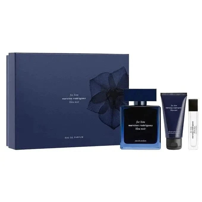 Bleu Noir by Narciso Rodriguez for Him 3.4oz 3pc gift set perfume