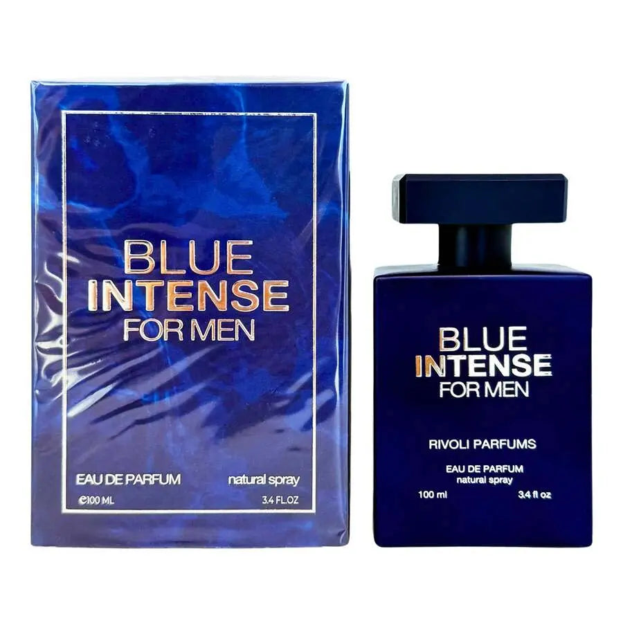 Blue Intense by Rivoli Parfums for Men 3.4oz EDP perfume bottle