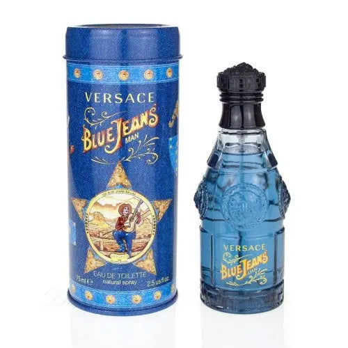 Blue Jeans By Versace For Men 2.5 oz EDT Spray - perfumesandrea