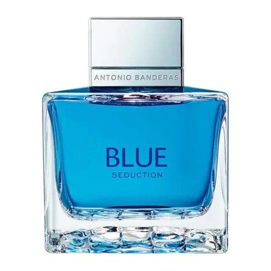 Blue Seduction by Antonio Banderas for Men 3.4oz EDT perfume bottle
