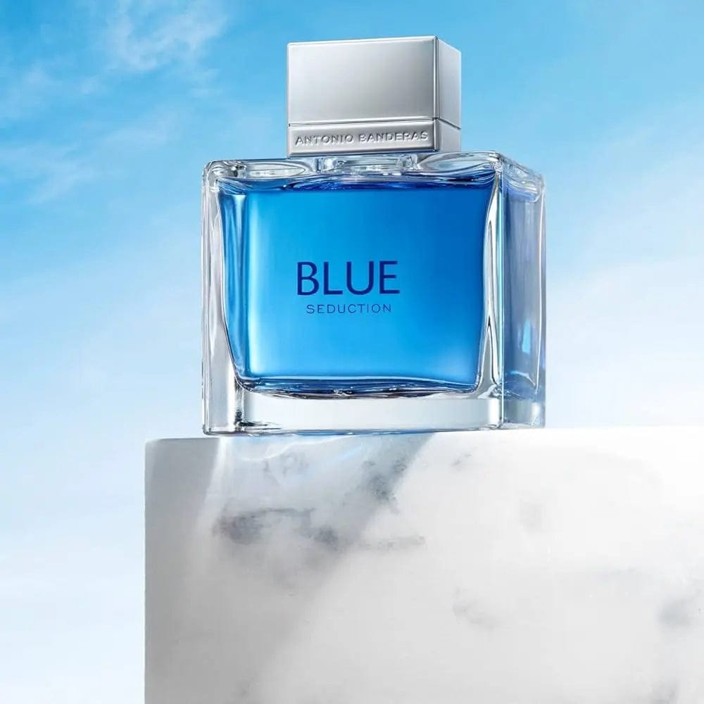 Blue Seduction by Antonio Banderas EDT bottle detail