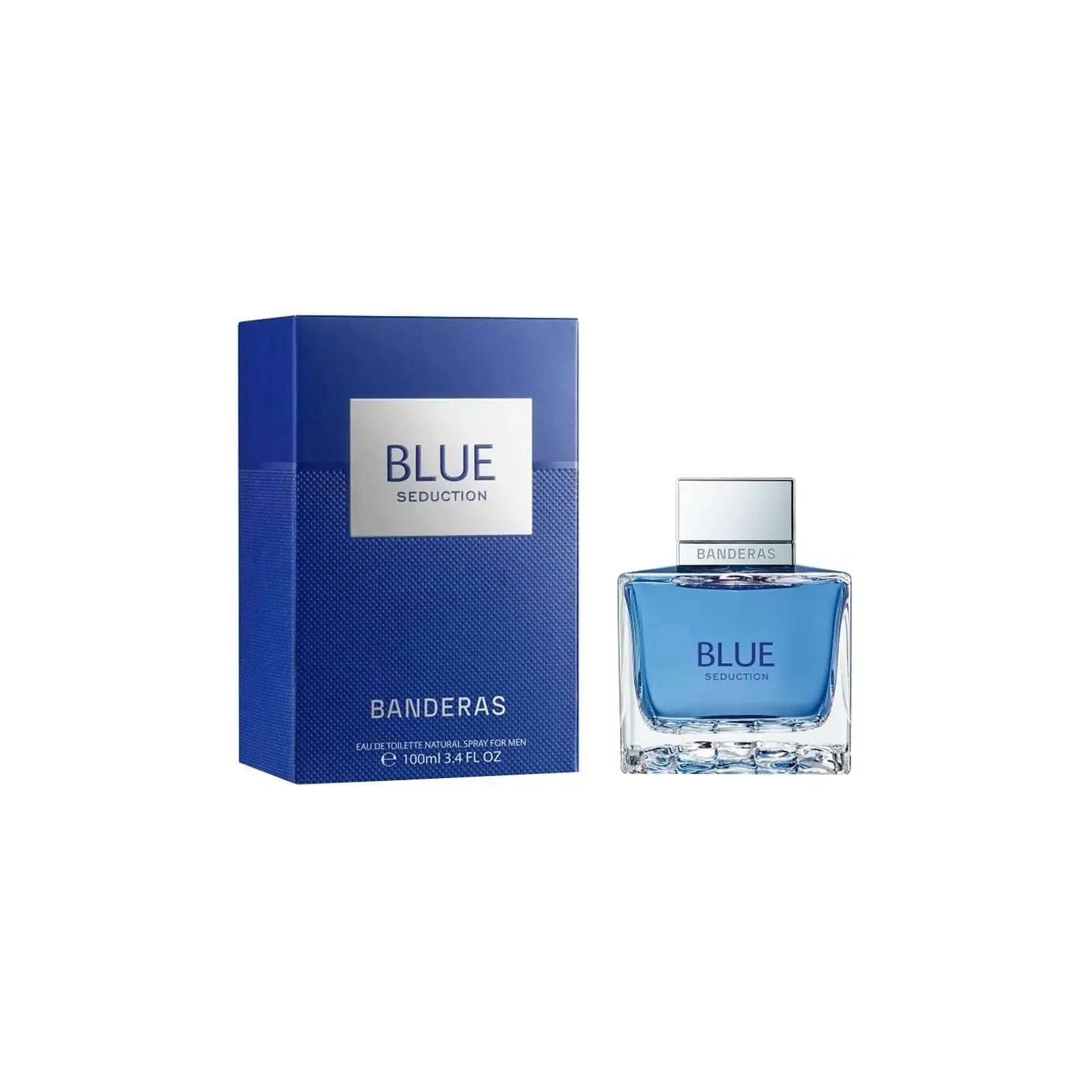 Blue Seduction by Antonio Banderas EDT bottle detail