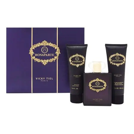 Bonaparte 21 3-Piece Set By Vicky Tiel For Women 3.4oz EDP Spray