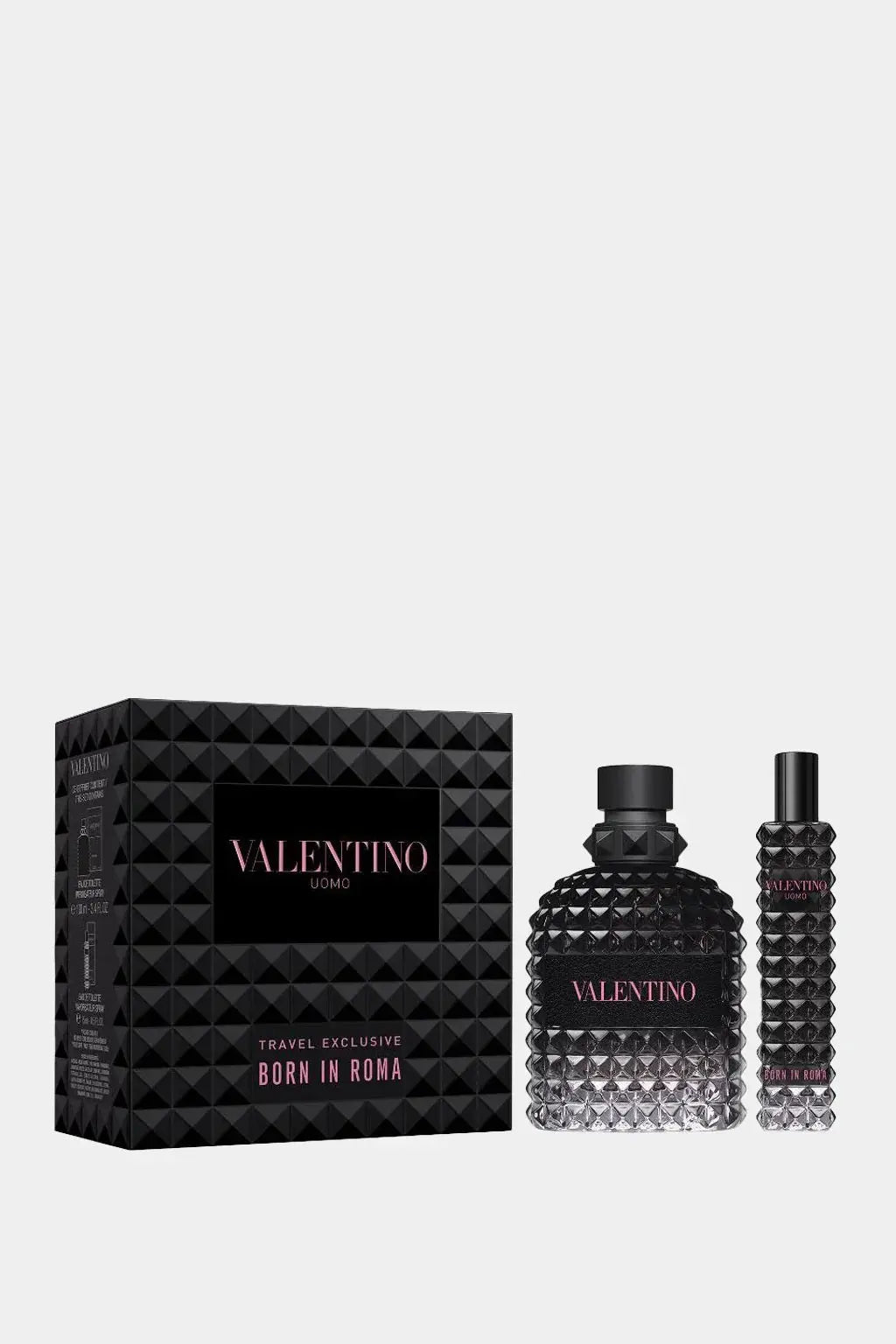 Born In Roma 2-Piece Set By Valentino 3.4oz For Men EDT Spray