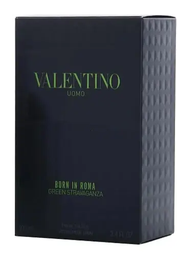 Born in Roma Green Stravaganza By Valentino For Men 3.4oz EDT Spray Valentino