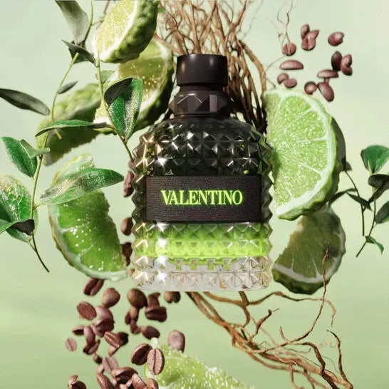 Born in Roma Green Stravaganza By Valentino For Men 3.4oz EDT Spray Valentino