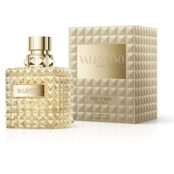 Valentino Born In Roma The Gold Donna original box 3.4oz Eau de Parfum