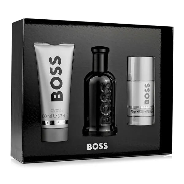 Boss Bottle By Hugo Boss 3Pcs Set 3.4oz Parfum Spray