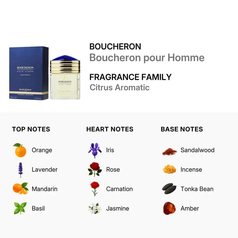 Boucheron Pour Homme elegant citrus woody masculine scent