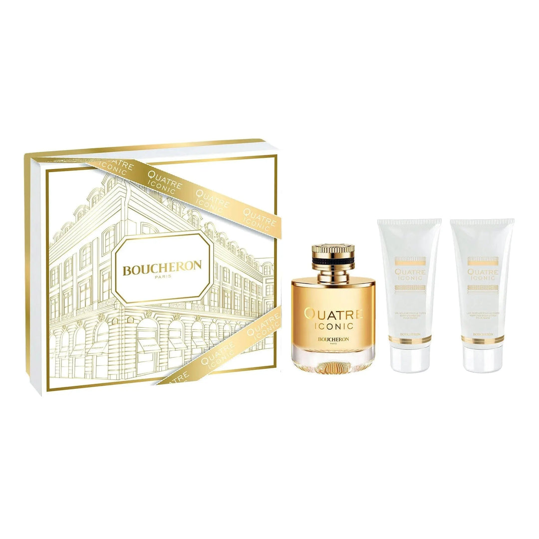 Boucheron Quatre Iconic 3-Piece Set 3.4oz Women EDC by Boucheron