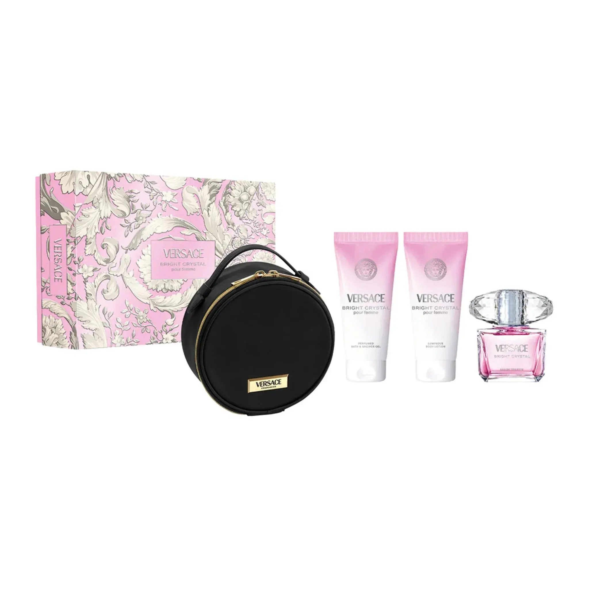 Bright Crystal by Versace - For Women 4Pcs Gift Set EDT