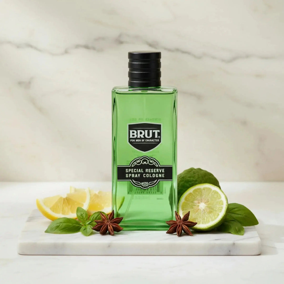 Brut Special Reserve classic masculine fragrance for men
