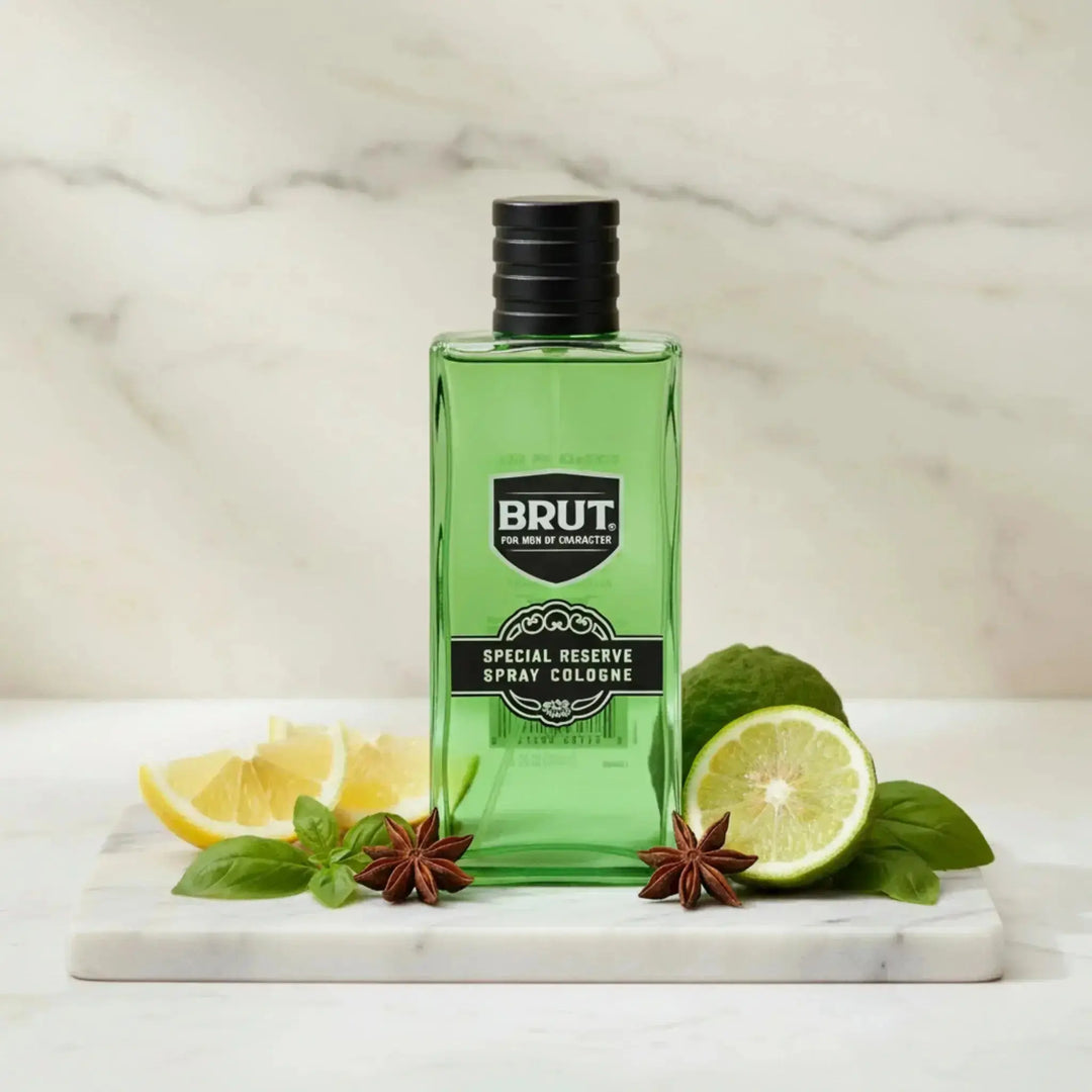 Brut Special Reserve classic masculine fragrance for men
