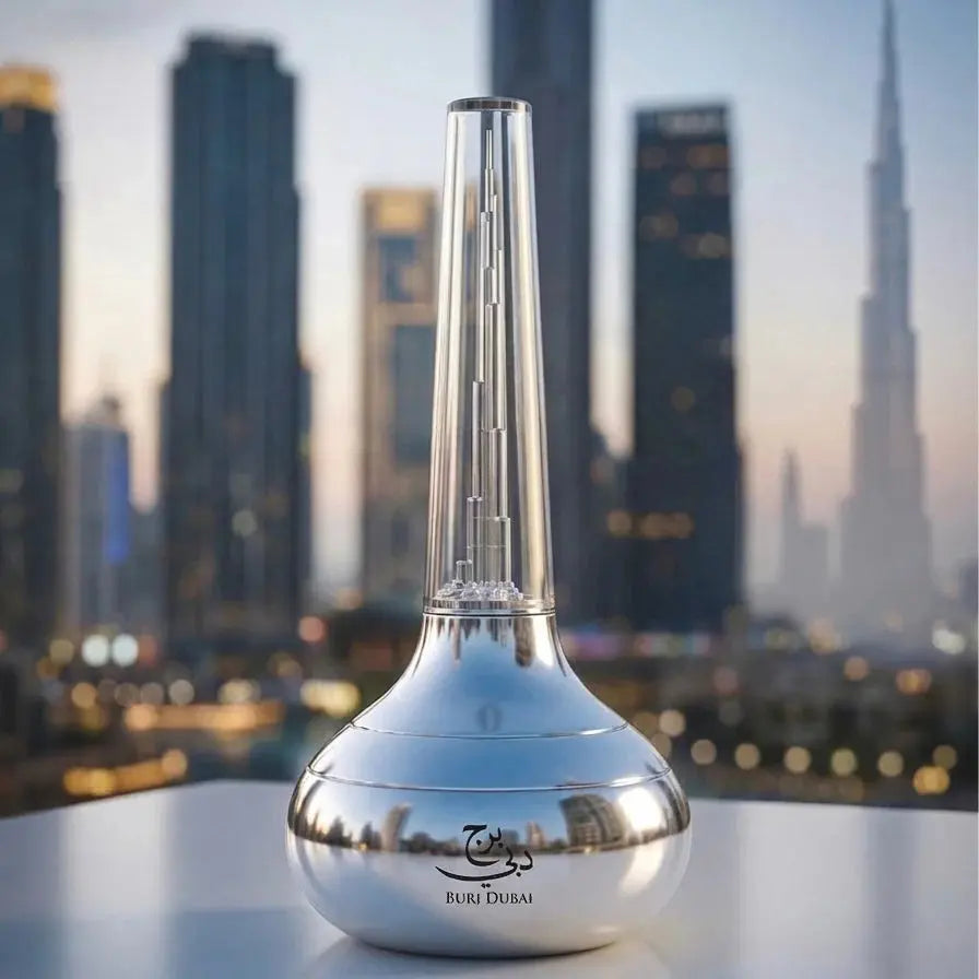 Burj Dubai Silver for Women 3.4oz EDP perfume bottle
