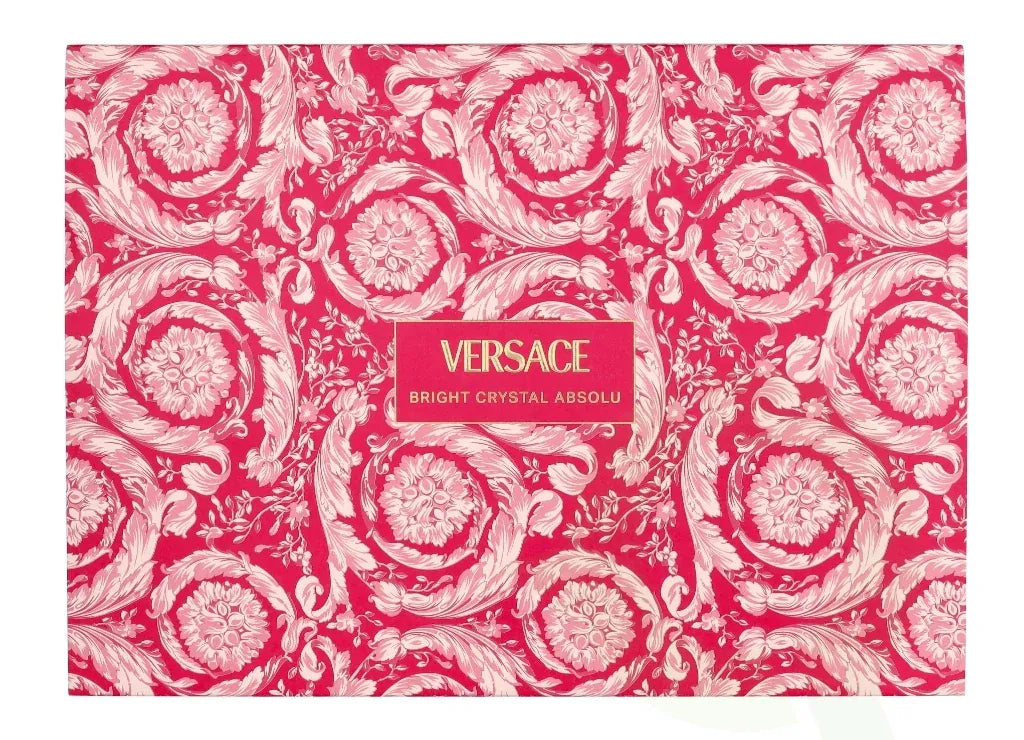 Bright Crystal Absolu by Versace - For Women 4Pcs Gift Set EDP