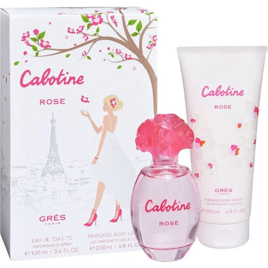 Cabotine Rose By Gres For Women 2Pcs Set EDT Spray Gres