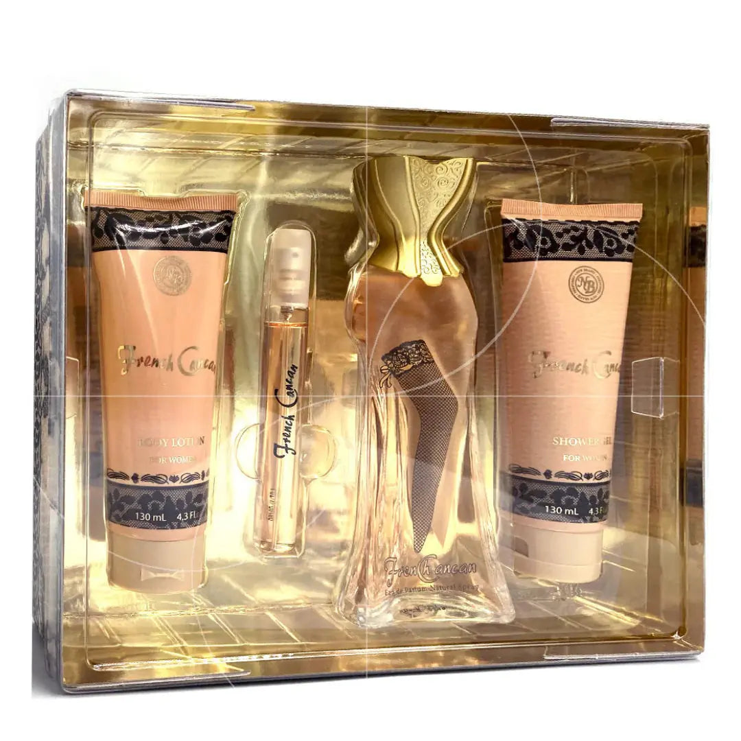 CanCan by New Brand Women's 4Pcs Gift Set Eau De Parfum.