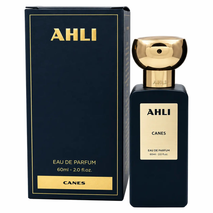 Canes by Ahli Unisex 2.0oz EDP perfume bottle and original packaging