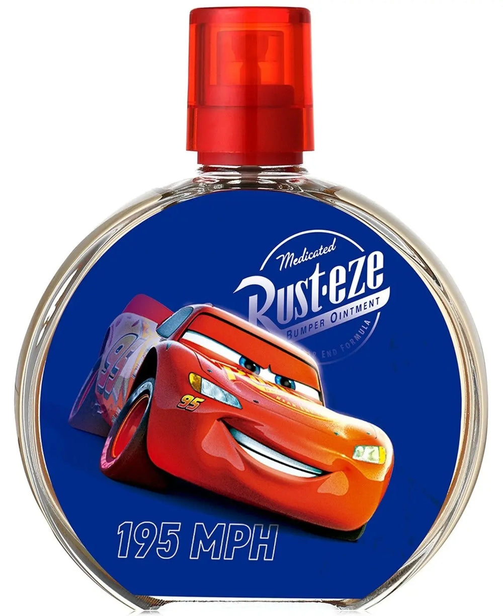 Cars by Disney Kids 3.4oz EDT fragrance bottle detail