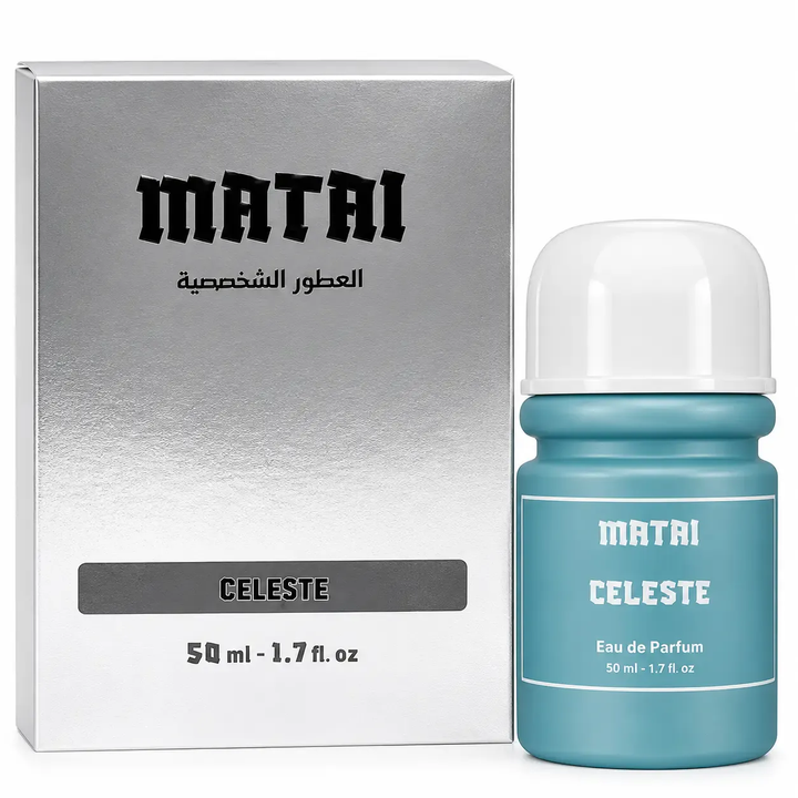 Celeste by Matai Unisex 1.7oz EDP bottle and original packaging