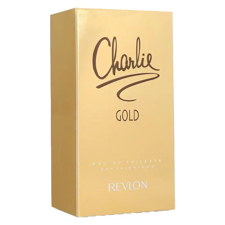 Charlie Gold by Revlon original box 3.4oz Eau de Toilette
