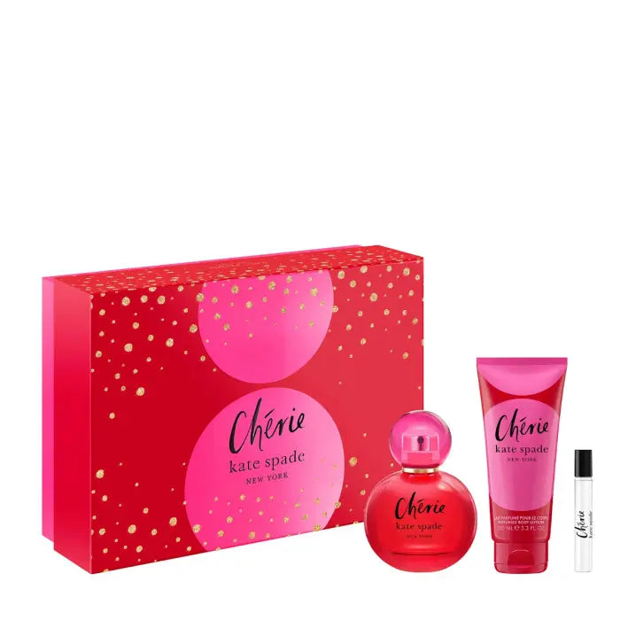 Cherie 3-Piece Set By Kate Spade For Women 3.3oz EDP Spray