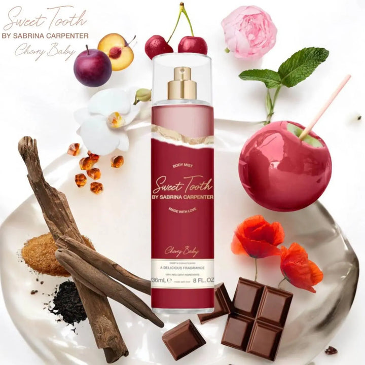 Cherry Baby by Sabrina Carpenter juicy cherry vanilla body spray