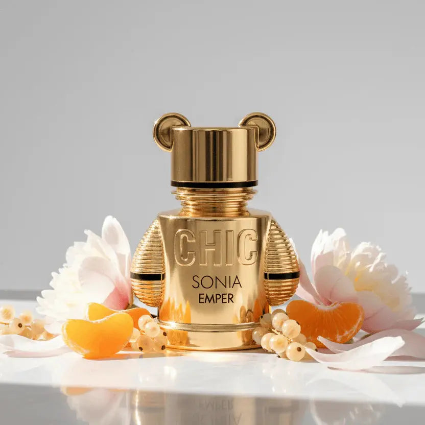 Chic Sonia by Emper EDP bottle detail