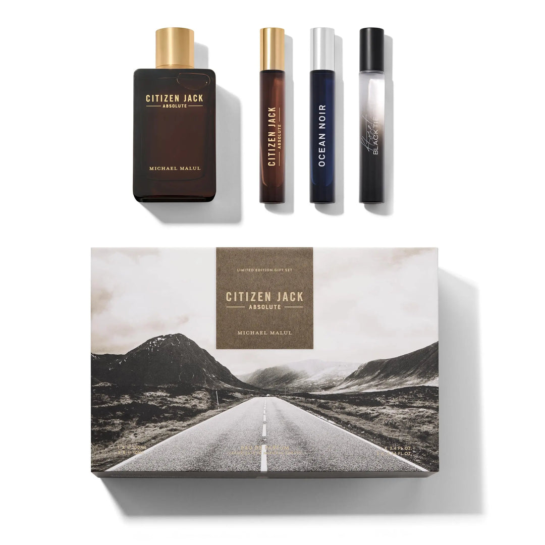 Citizen Jack Absolute by Michael Malul for Men 3.4oz 4Pc EDP fragrance set
