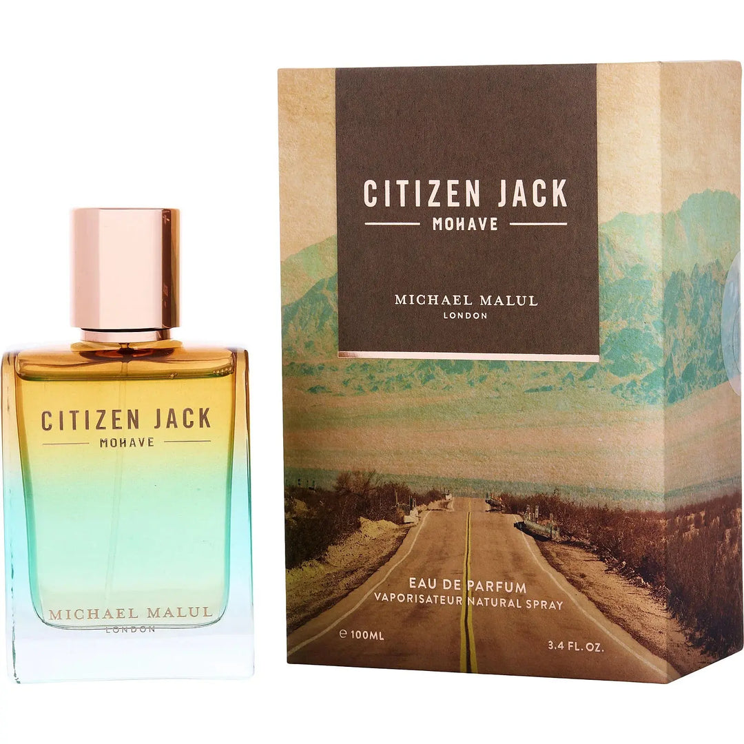 Citizen Jack Mohave by Michael Malul for Men 3.4oz EDP perfume bottle