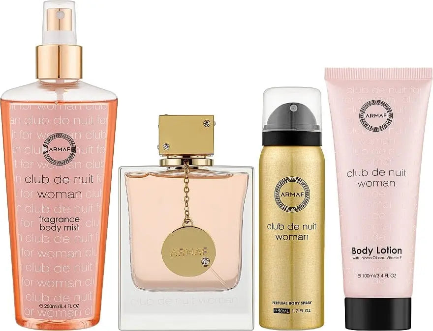 Club De Nuit by Armaf - For Women 4Pcs Gift Set EDP 