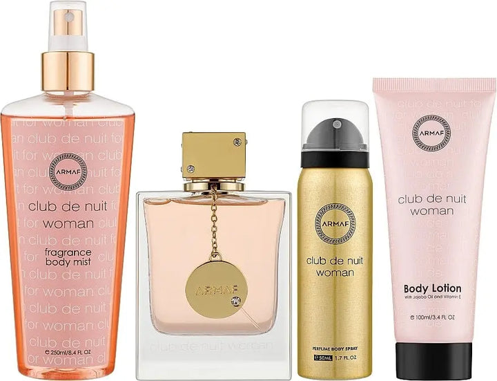 Club De Nuit by Armaf - For Women 4Pcs Gift Set EDP 