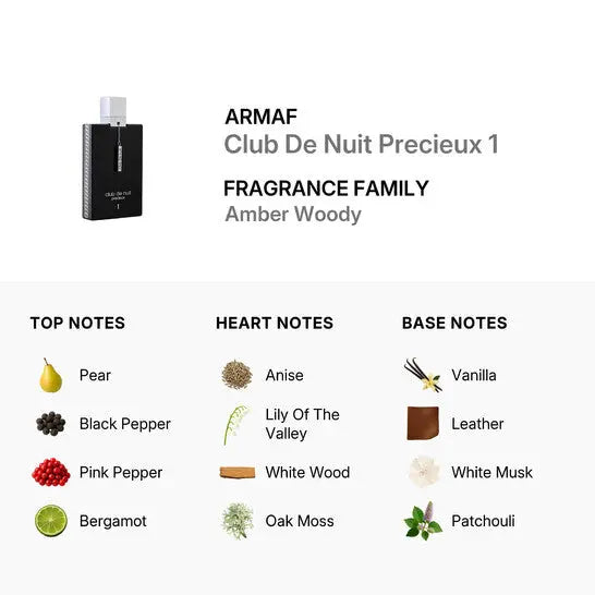 Club De Nuit Precieux 1 Men 1.8oz EDP Spray