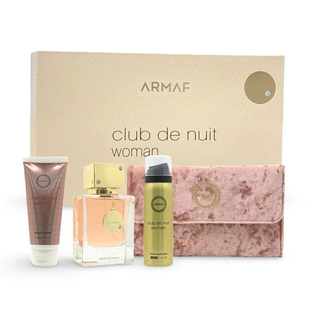 Club De Nuit Woman by Armaf 4Pc Set 2.37oz EDP Spray