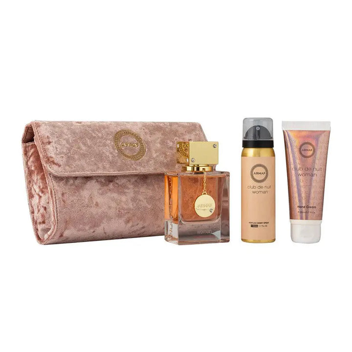 Armaf Club De Nuit Woman 4Pc Set with 2.37oz Eau de Parfum Spray