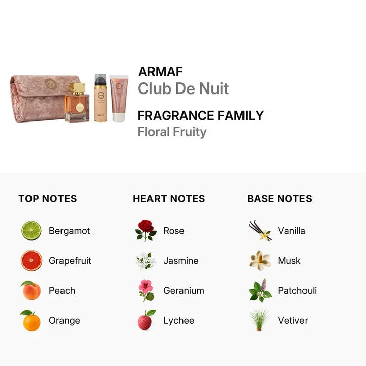 Club De Nuit Woman by Armaf citrus rose vanilla fragrance for women