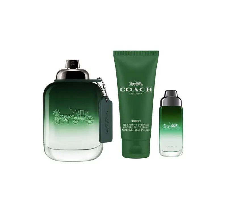 Coach Green 3pc Gift Set For Men Coach