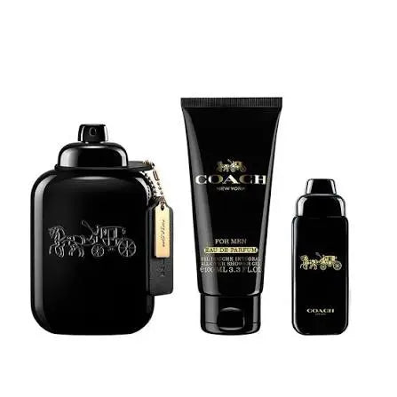 Coach New York Men Eau de Parfum 3-piece gift set contents