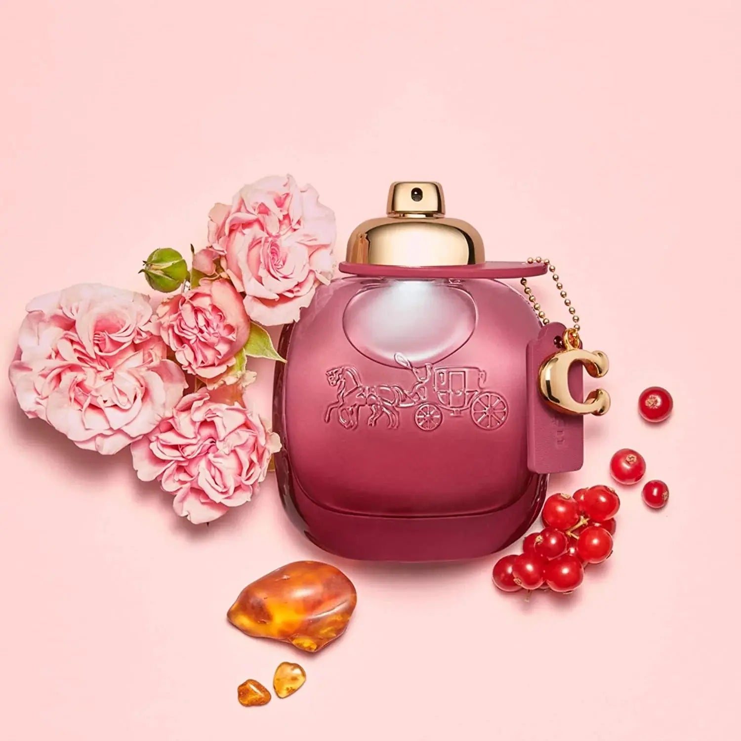 Coach Wild Rose EDP bottle detail

