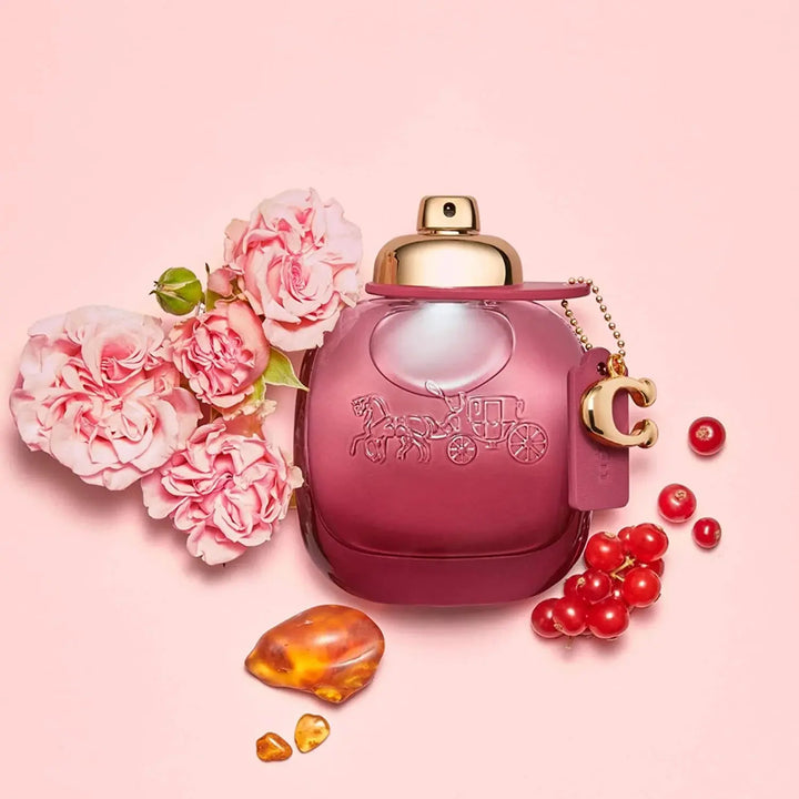 Coach Wild Rose EDP bottle detail
