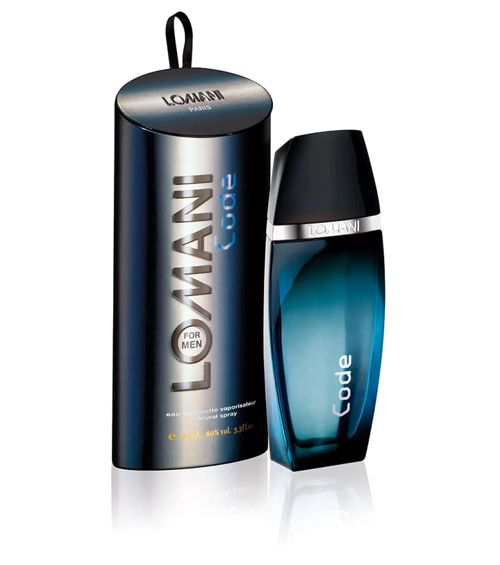 Code by Lomani for Men 3.3oz EDT Spray perfume bottle