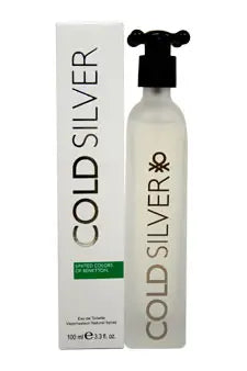 Cold Silver By United Colors of Benetton For Men EDT Spray - perfumesandrea