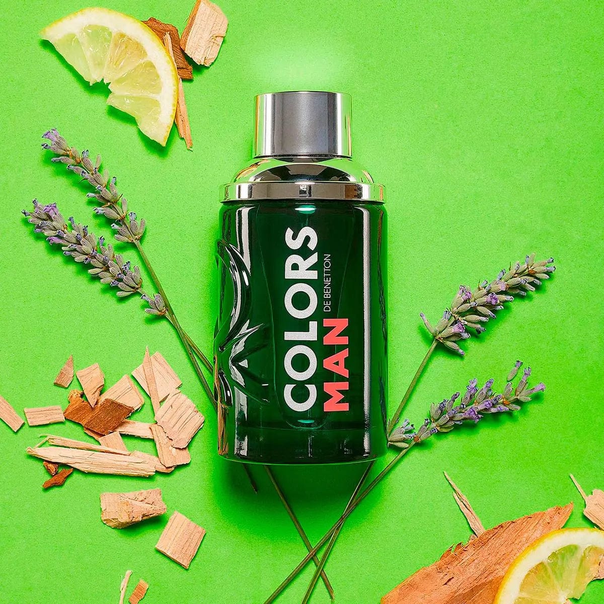 Benetton Colors Man Green 3.4oz Men’s Eau de Toilette