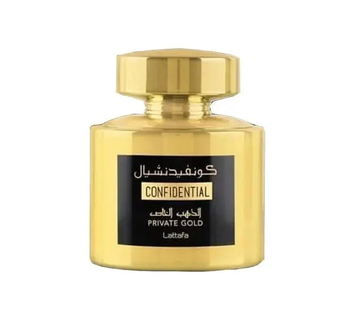 Confidential Private Gold By Lattafa Unisex 3.4 oz EDP Spray Lattafa