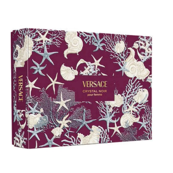 Crystal Noir by Versace - Women 4Pcs Gift Set EDP.